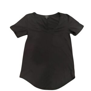 Babaton Aritzia Black Fitted Short Sleeve T-Shirt